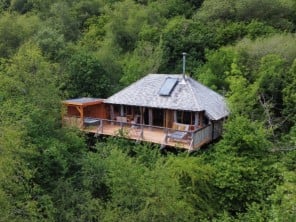 Luxury Secluded Treehouse with Hot Tub in Devon